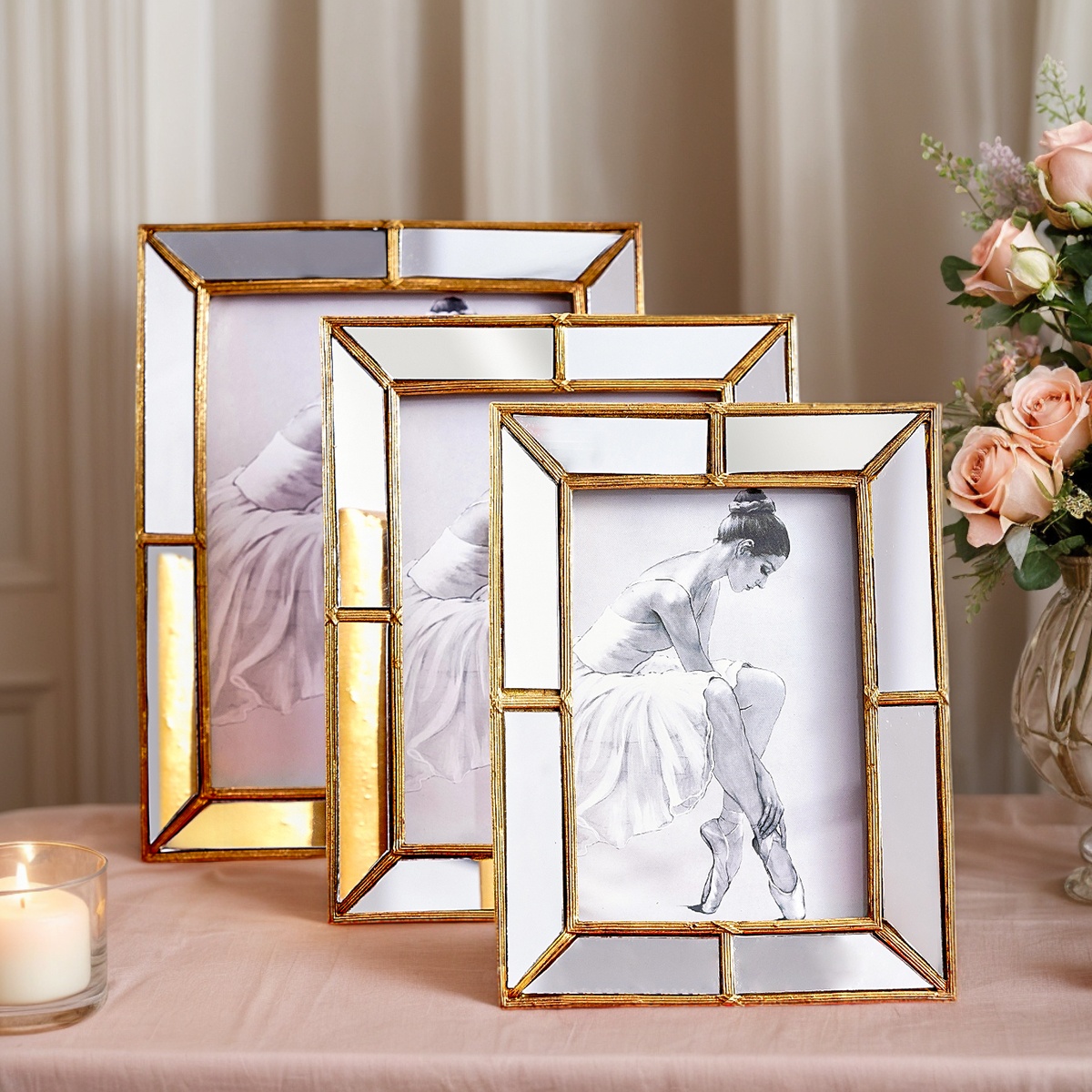 Bamboo Photo Frame - 1PC, een fotolijst met een eenvoudig