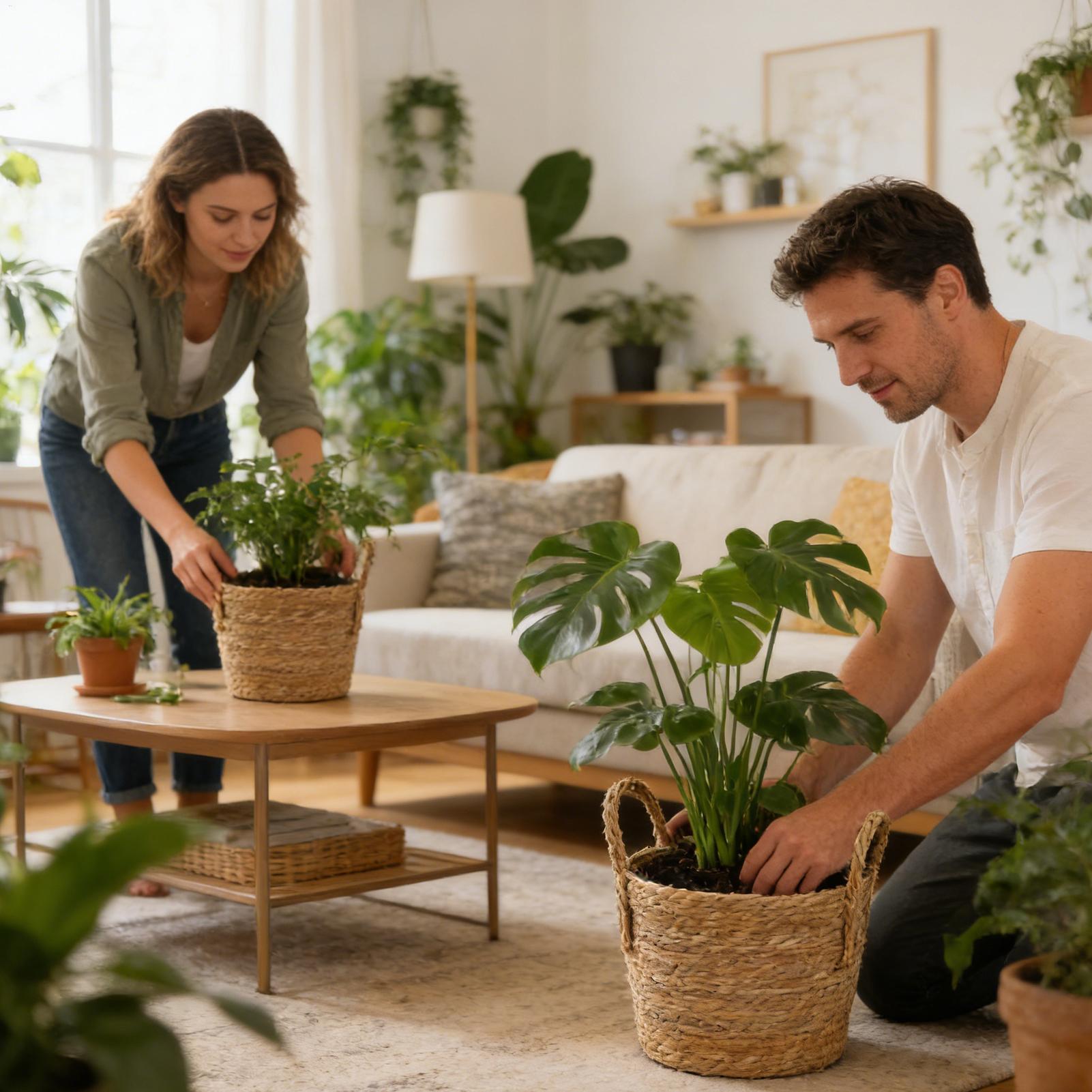 Plantenmand Stro Bloempot Riet - Rattan Plant Basket recensie en prijs