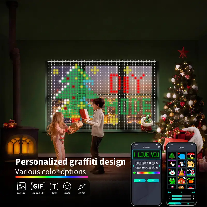 Slimme RGB Pixel Gordijnverlic - Home Decor Free App recensie en prijs