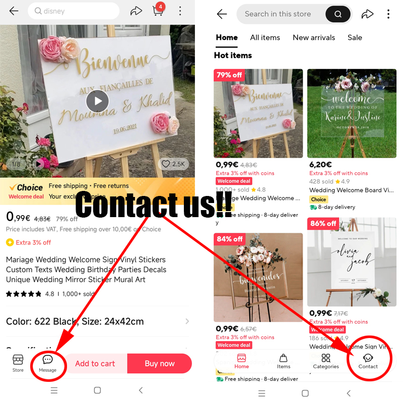 Arabisch Welkom Entry Teken Aa - Home Decor Indonesia recensie en prijs