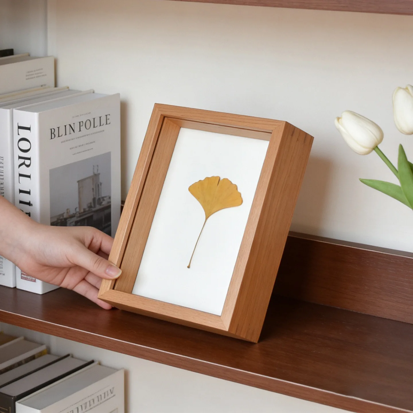 Houten fotolijst van 3,5 cm di - Bamboo Photo Frame recensie en prijs