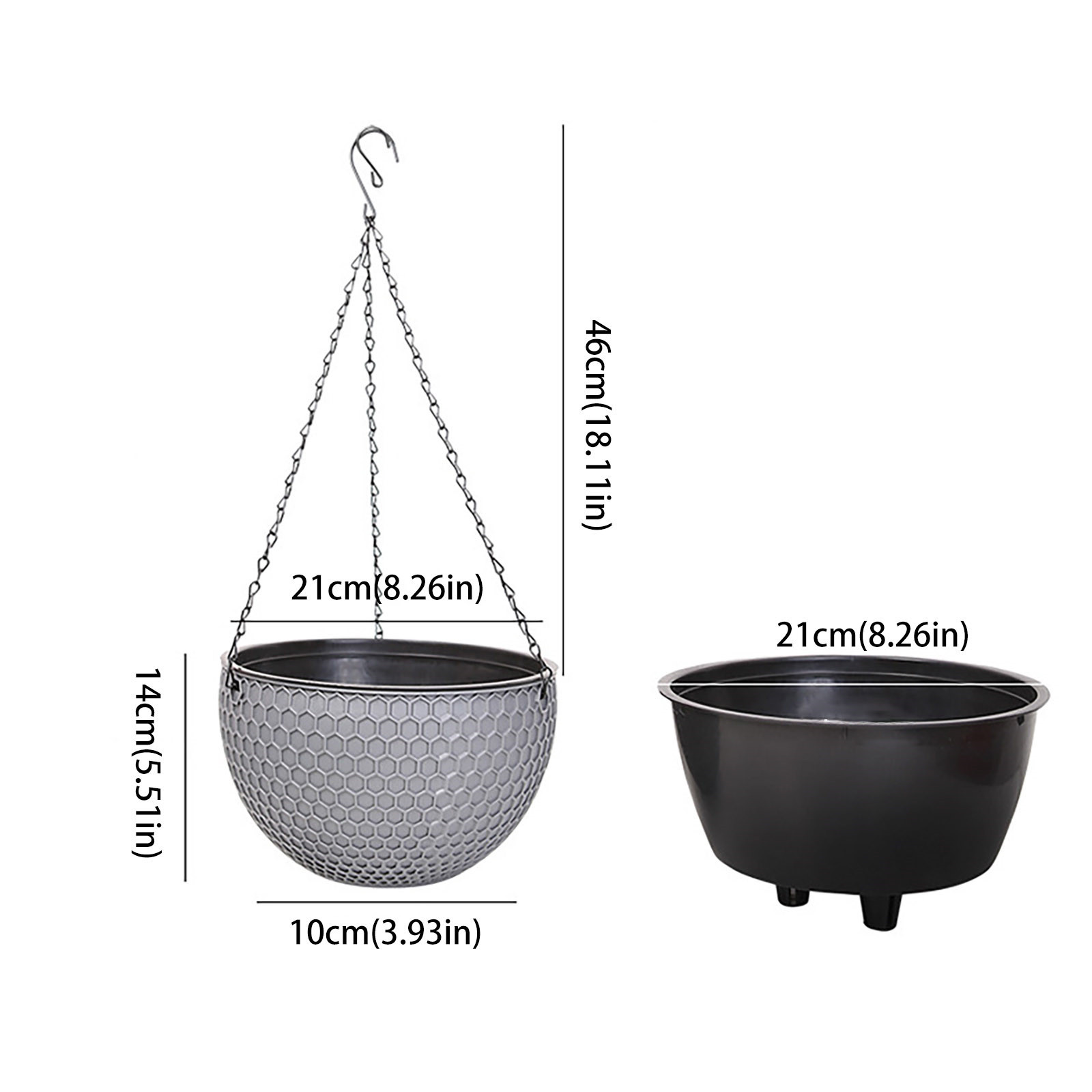 Europese stijl honingraatpatro - Rattan Plant Basket recensie en prijs