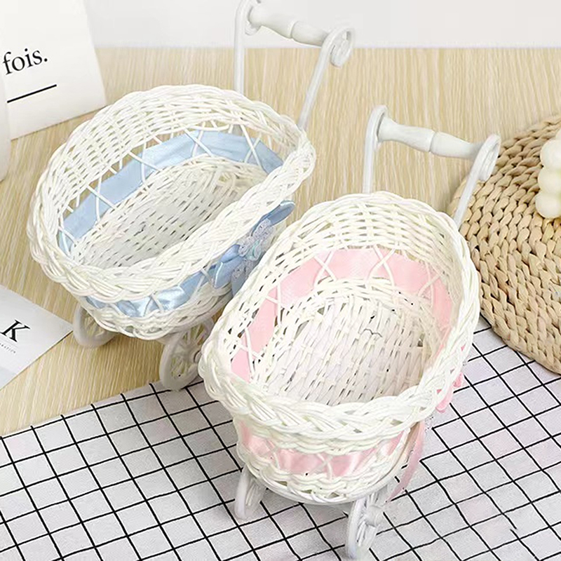 1 stks mand babykar kinderwage - Rattan Plant Basket recensie en prijs