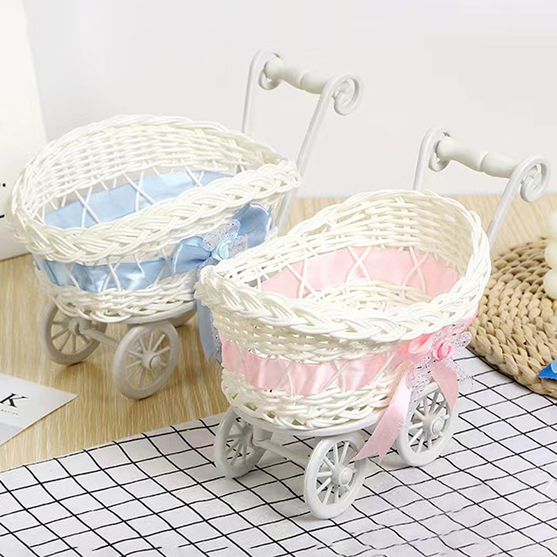 1 stks mand babykar kinderwage - Rattan Plant Basket recensie en prijs