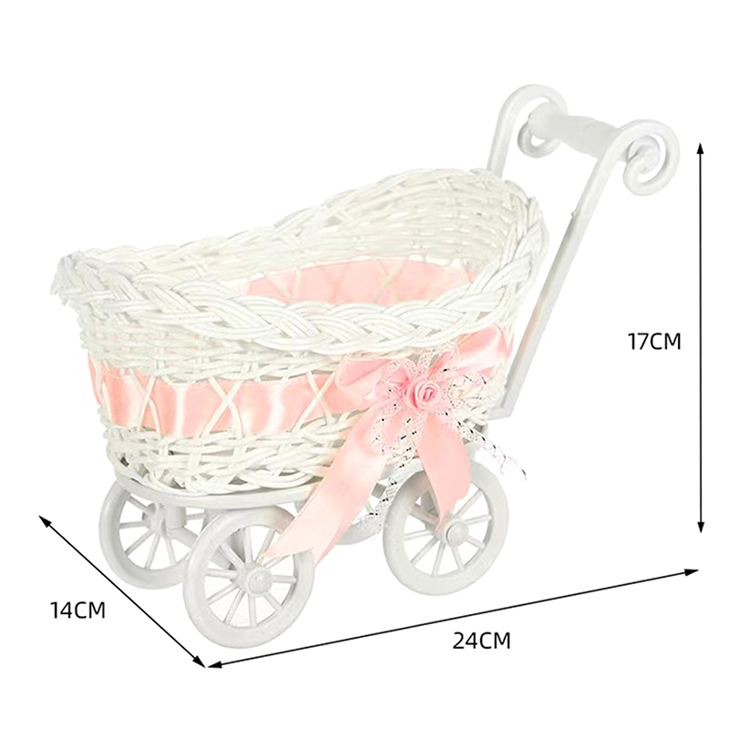 1 stks mand babykar kinderwage - Rattan Plant Basket recensie en prijs